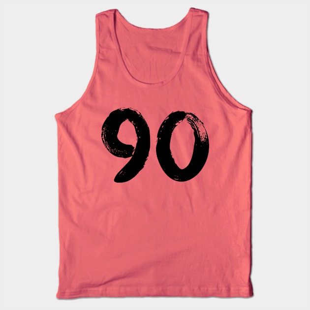 Number 90 Tank Top by Erena Samohai